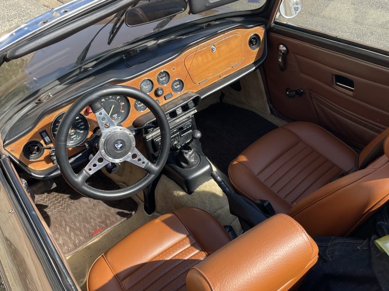 TRIUMPH TR6, 1972, très bel état d'origine, jamais repeinte, sans corrosion, Overdrive
