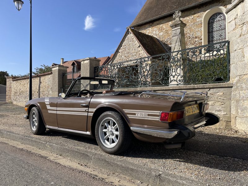 TRIUMPH TR6, 1972, très bel état d'origine, jamais repeinte, sans corrosion, Overdrive