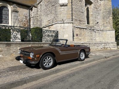 TRIUMPH TR6, 1972, très bel état d'origine, jamais repeinte, sans corrosion, Overdrive
