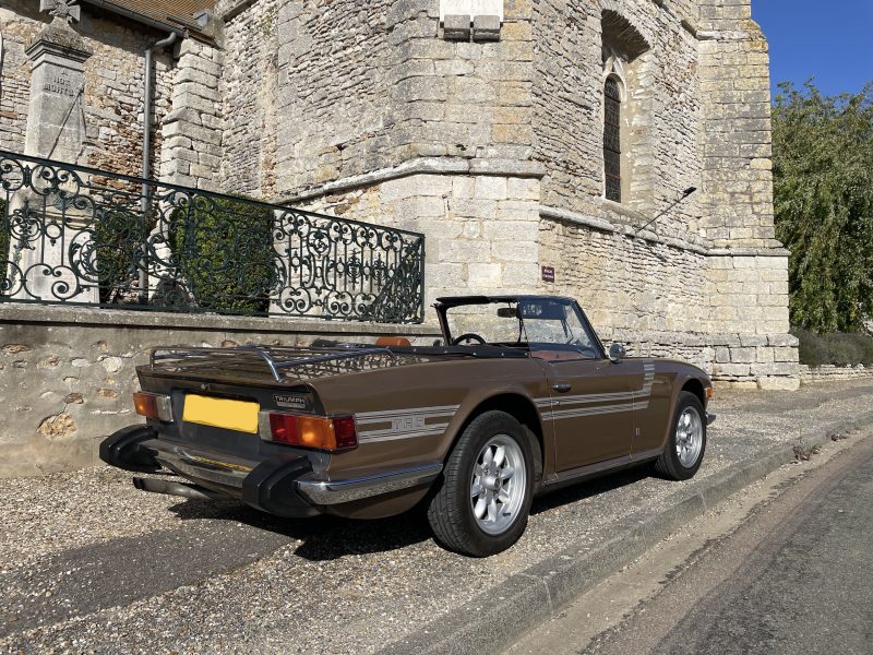 TRIUMPH TR6, 1972, très bel état d'origine, jamais repeinte, sans corrosion, Overdrive