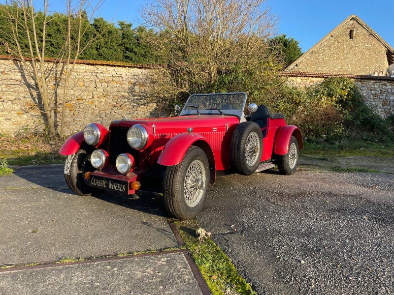 NG 1800, Jolie évocation des Aston d'avant guerre, mécanique MGB
